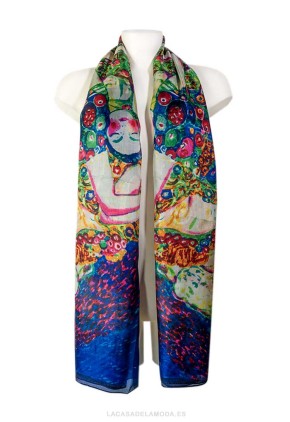 Pañuelo de seda cuadro Klimt